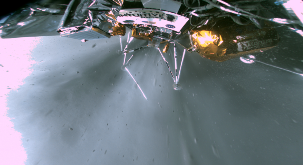 odysseus landing Image Credit: Intuitive Machines