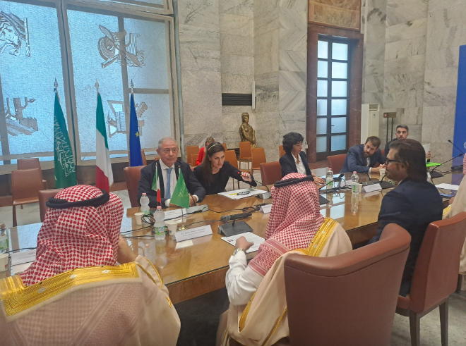 Urso incontra il ministro saudita dell’Industria Alkhorayef