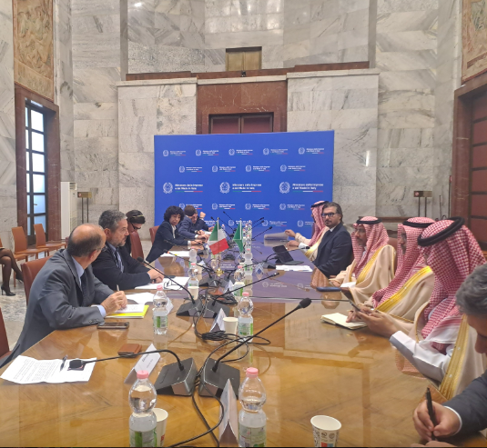 Urso incontra il ministro saudita dell’Industria Alkhorayef